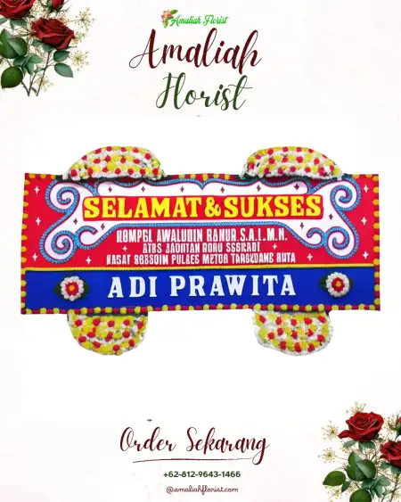 Papan Bunga Ucapan Selamat Nyarumkop