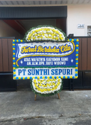 Papan Bunga Duka di Nyarumkop
